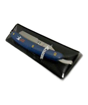 CS-101 Blue Stainless Steel Professional Barber Straight Edge Razor | 15 Astra Blades Included - Premium Quality & International Shipping - Buy Online on GoSupps.com