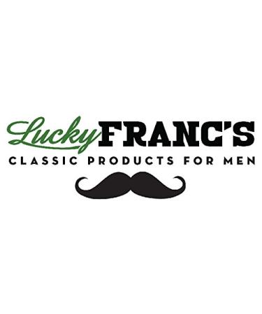 Lucky Franc's Bay Rum Shaving Soap - Premium Men's Shave Soap Natural Ingredients - Shea Butter Argan Oil Aloe - Barber Quality 4oz Puck - Made in USA - Buy Online on GoSupps.com