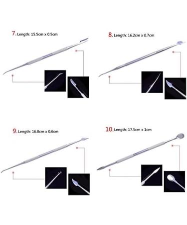 10-Piece Dental Tool Set for Wax Carving Ceramics and Sculpting Perfect for Dental Professionals and Artists - Buy Online on GoSupps.com