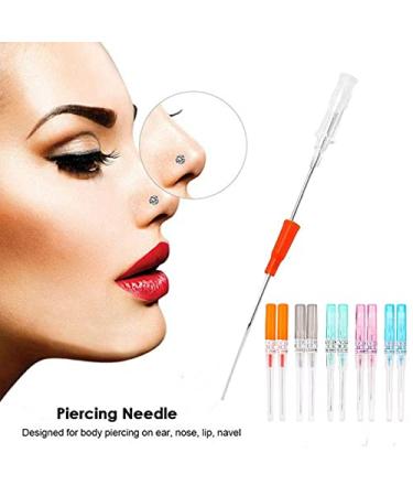 10PCS Mixed Catheter Piercing Needles Set - Stainless Steel Disposable Piercing Needles for Belly, Navel, Lip, Eyebrow, Earrings - 14G, 16G, 18G, 20G, 22G - Buy Online on GoSupps.com