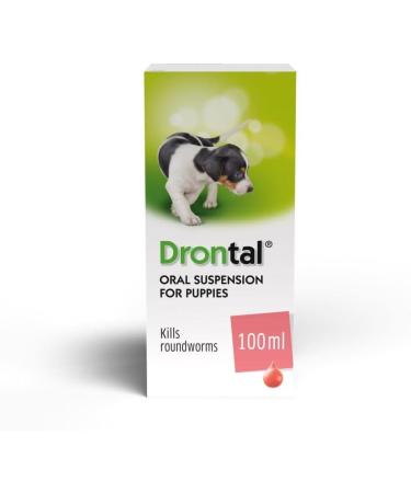 Drontal Puppy Suspension 100ml - Buy Online on GoSupps.com