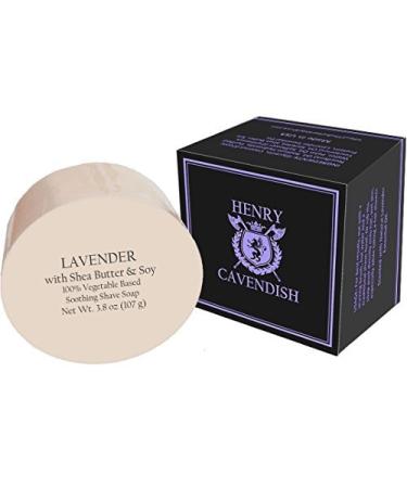 Henry Cavendish Lavender Shave Kit - Luxury Shaving Soap with Shea Butter Coconut Oil & Badger Hair Brush - International Shipping Available - Buy Online on GoSupps.com