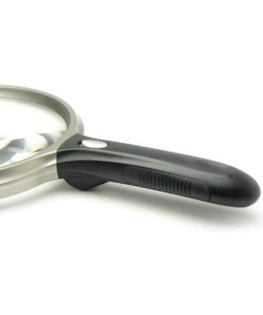 Magnifiers 10X/25X Large Handheld Magnifier Reading Magnifying Glass Mirror Surface Diameter 130mm Extra Large Elderly Magnifying Glass Read HD Handheld LED with Light Reading Aids - Buy Online on GoSupps.com