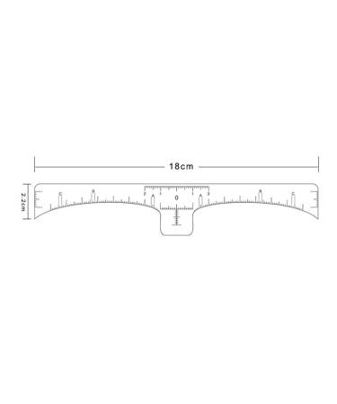 XHBTS 100 Pack Disposable Eyebrow Ruler Stickers - Microblading Guide Stencil for Perfect Eyebrow Shape - Makeup Tool - Buy Online on GoSupps.com