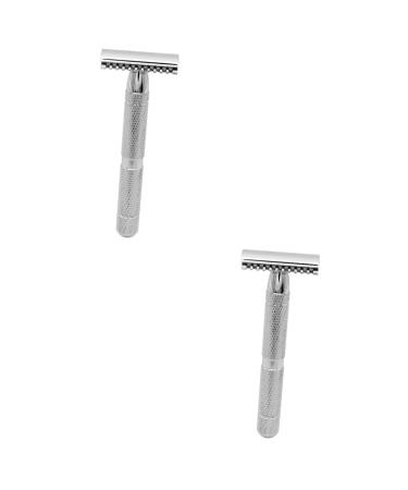 Frcolor 2-part razor for men Rasuradoras Para Hombres Maquinas de Afeitar Para Hombres Razor for men shaver with bald head for men head made of steel razor safer