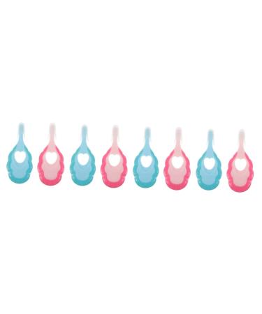 minkissy Newborn Toothbrush 8 Pcs Baby Toothbrush Cleaning Brush with Soft Bristles Teething Toy for Babies Massage Accessories