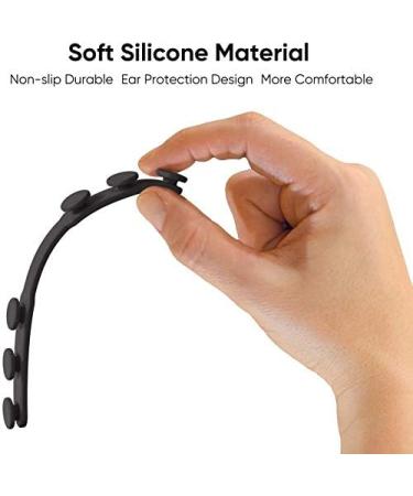 10pcs Mask Ear Hooks Strap Extenders Ear Savers Cord Extension Buckle Ear Protector Bands Anti-Tightening Protector Holder Compatible with All Kinds of Mask (Gray) - Buy Online on GoSupps.com