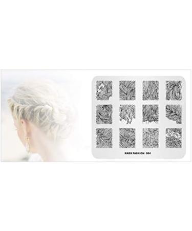 Flower Hair Braid Twist Nail Stamper Tool | Multi-Pattern Stamping Plate FA004 - Buy Online on GoSupps.com