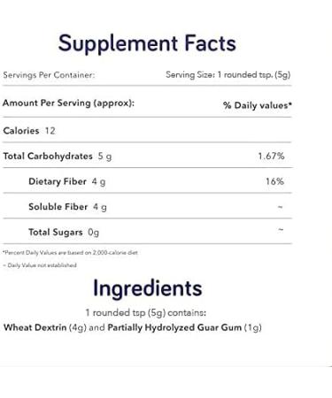 MyFy Natural Prebiotic Fiber Supplement Powder - 10.6oz (60 Servings) | Clear Soluble Digestive Support for Gut Health & Regularity | Non-GMO, Taste-Free, Sugar-Free, Gluten-Free - Buy Online on GoSupps.com