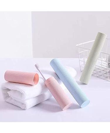 ZNREUHA Portable Travel Toothbrush Case Holder - 3 Pack for Slim Toiletry, Ideal for Holiday, Business, Camping - Buy Online on GoSupps.com