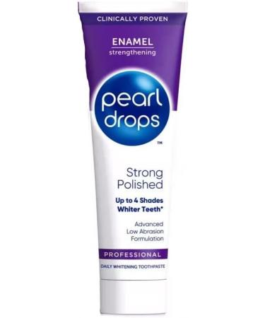 Pearl Drops Strong White Polished Mint Flavour Toothpaste 75ml - Pack of 1 - Buy Online on GoSupps.com