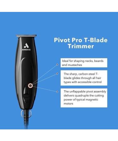 Andis 24810 Professional PivotPro & SpeedMaster Hair Clipper Set | Best Beard Trimmer Combo - Black - Buy Online on GoSupps.com