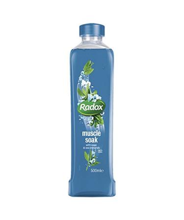 Radox Feel Good Fragrance 500ml Muscle Bath Soak, Blue, (Pack of 1) 500 ml (Pack of 1)