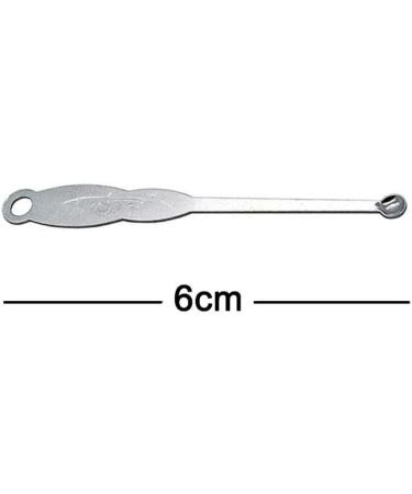 10pcs Silver Metal Ear Spoon Earwax Remover Tool Set with Key Pendant - for Adults & Children - Buy Online on GoSupps.com
