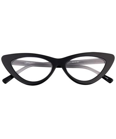 TBHOME Women Blue Light Blocking Reading Glasses Trendy Computer Readers Comfortable Lightweight/Black/1 1 Black