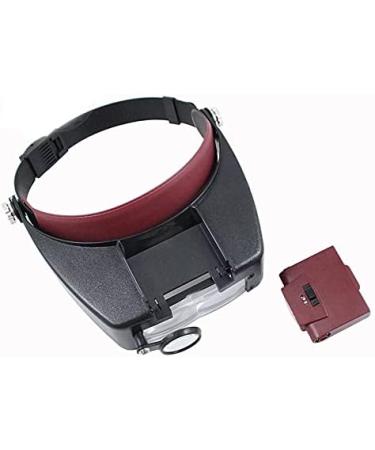 Magnifying Helmet Type LED Light Wearing Magnifier 1.5X 3X 6.5X 8X Magnifying Acrylic Lens Magnifier for Repair/Research/Solder/Reading Made in China - Buy Online on GoSupps.com