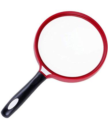 Magnifying Glasses Vision aids Elderly Reading Magnifying Glass/Handheld Portable Newspaper Reading Newspaper 13 cm Glass Lens Magnifying Glass Stationery Office Supplies 1PCS Better Life
