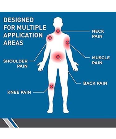 BodyMed Digital Moist Heating Pad for Neck and Shoulders - 14x27 Inch - Black | Auto Shut Off, Muscle Pain Relief - Buy Online on GoSupps.com