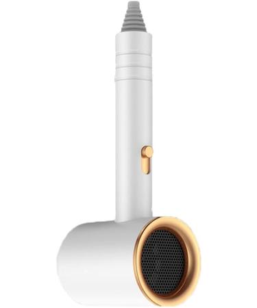 Hair Dryer 800W Ionic Hair Dryer 360 Degree MuteRotatable Nozzle Fast Drying Folding Design ABS PP Portable Blow Dryer for Home Salon(Pearl White) - Buy Online on GoSupps.com