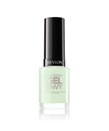 Revlon ColorStay Gel Envy Longwear Nail Polish  with Built-in Base Coat & Glossy Shine Finish  in Blue/Green  225 Cha-Ching  0.4 oz