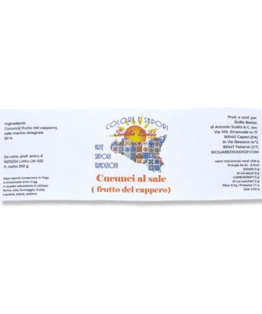 SICILY BEDDA CAPACI Cucunci Capper fruit in Sale 250g - Buy Online on GoSupps.com