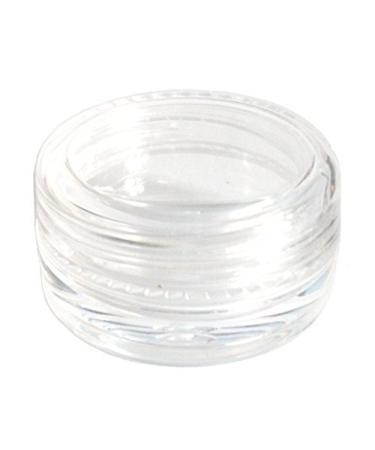 3mL CLEAR THICK WALL Empty SMALL PLASTIC JAR for Cosmetic/Craft/Travel/Lip Balm (6 Jars)