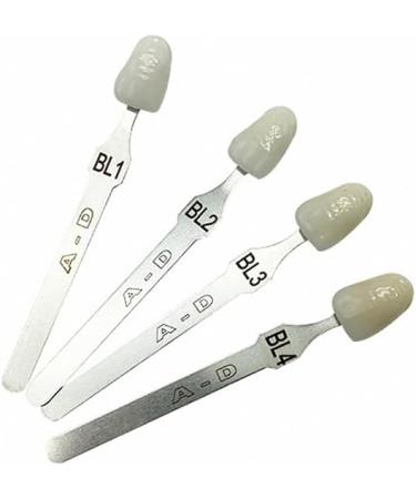 iksvmsis Professional Dental Color Chart Teeth Whitening Guide Dental Color Chart with Engraved Numbering Teeth Color Chart for Plaque Teeth Whitening - Buy Online on GoSupps.com