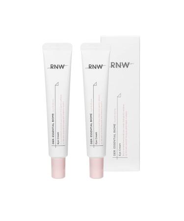 RNW DER. ESSENTIAL Biome Eye Cream 30ml*2ea| Anti Aging  Free Wrinkles  Moisturize and Improve Skin Eslasticity Eye Cream with Soy Milk Biome  8 Grain Extracts  Hypoallergenic Korean Eye Cream