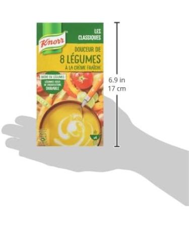 Knorr Sweet Soup of 8 Vegetables with Fresh Cream 1 L - Pack of 4 - Buy Online on GoSupps.com
