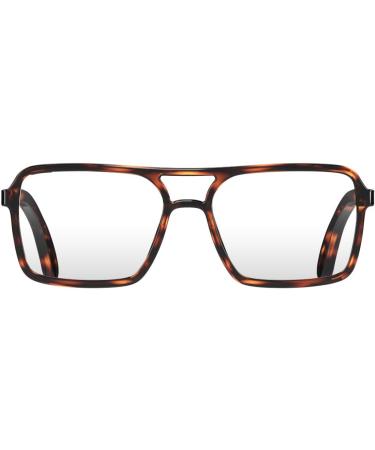 London Mole Eyewear: Spy Blue Light Blocking Glasses - Square Tortoiseshell Anti-Headache Computer & Gaming Glasses for Unisex Men & Women - Buy Online on GoSupps.com