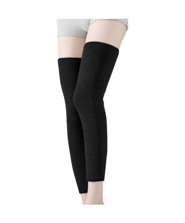 Thermal Knee Brace Sleeve in Winter: Protective Elastic Heating Thickened Cozy Stretchy Warmth for Cold Weather