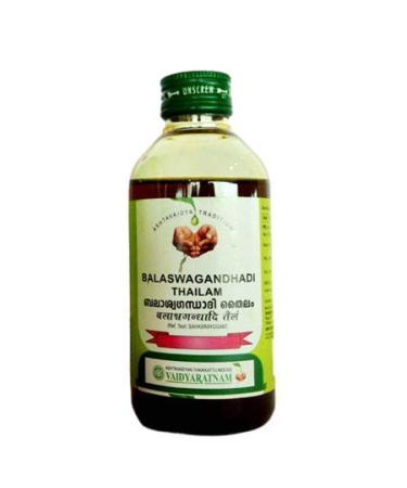 Vaidyaratnam Balaswagandhadi Thailam 200 ml (lot de 2) | Produits ayurv diques | Produits ayurv diques | Produits ayurv diques | Produits VAIDYARATNAM