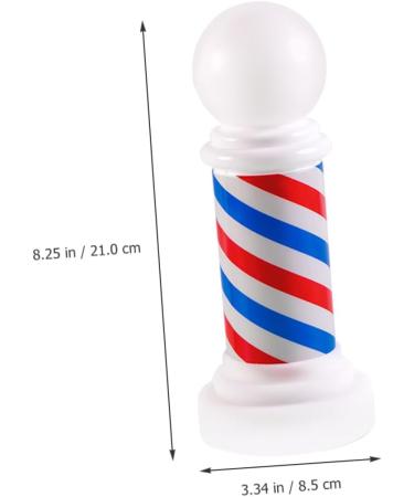 Abaodam Signs Hair Salon Pole Luminous Barber Sign Barber Light Decorative Lights Shop Sign To Rotate Small - Buy Online on GoSupps.com