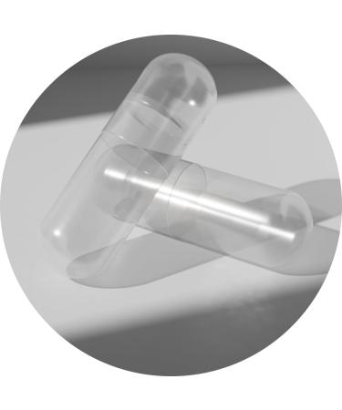  Capsugel DR T&T Vegetarian Capsules Size 00 Clear (Pack of 100) - Buy Online on GoSupps.com