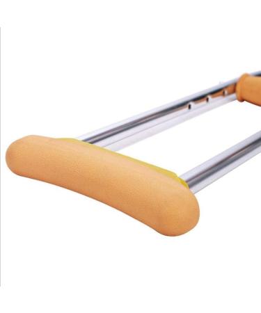 Crutches for Adults Underarm Underarm Crutches Adjustable Stick Aluminum Base Healthcare for Old Man Great for Travel or Work Selfless dedication - Buy Online on GoSupps.com