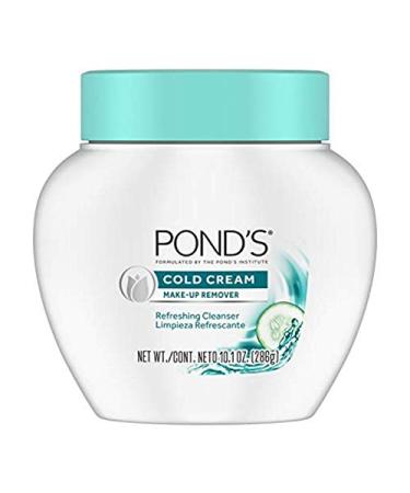 Ponds Cold Cream Make-Up Remover 10.1 Ounce Jar (298ml) (2 Pack)