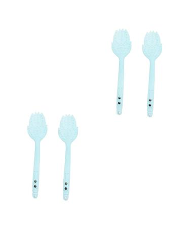Healeved meridian massage hammer massage hammer-stick massage-pat muscle-tension stick stick hammer massage device body-stick roller wood meridian hammer 35.5x8pcs bluex2stk