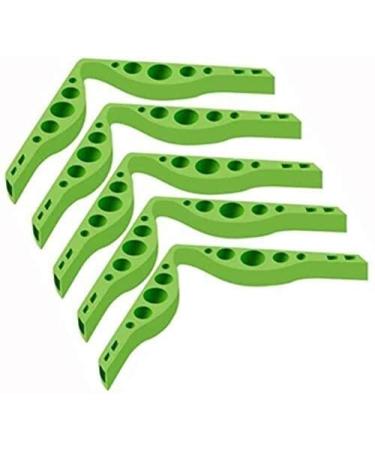 Epedic 5/10 pieces of fogless accessories for masks glasses silicone anti-fog nose bridge pads anti-fitting silicone nose bridge prevents the fitting of glasses (color: green size: 10 st 10 pc green