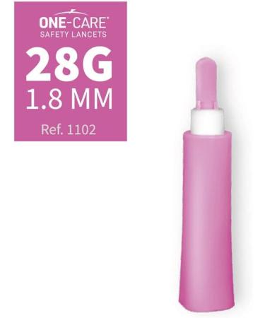 Buy MediVena ONE-CARE Safety Lancets - Contact-Activated 28G x 1.8mm (Box of 100) | Fast International Shipping - Buy Online on GoSupps.com