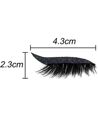 Reusable Eyeliner Stickers with Eyelashes - 7 Pairs Waterproof & Easy to Wear - Colorful False Eyelashes Set - Buy Online on GoSupps.com