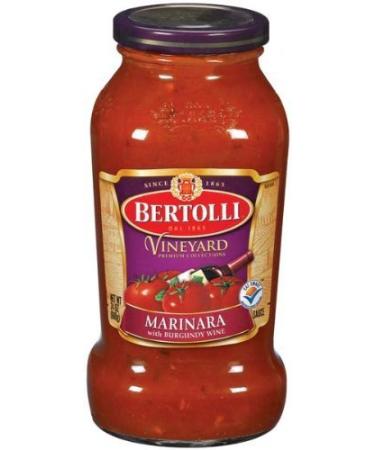 Bertolli Sauce Marinara with Burgundy Wine 24 Oz (Pack of 3)