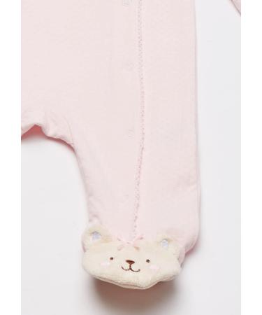 Little Me Baby Girls' Side Snap Footie - 9 Months, Light Pink Pattern - Buy Online on GoSupps.com