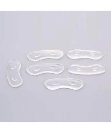 5 Pairs Thick Gel Cushion Shoe Liners for Heel Pain Relief | Premium Self-Adhesive Clear Dersen Inserts - Buy Online on GoSupps.com