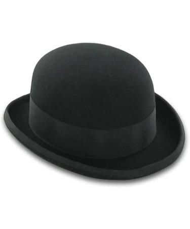 Belfry Bowler Derby 100% Pure Wool Theater Quality Hat - Large Black - Buy Online on GoSupps.com