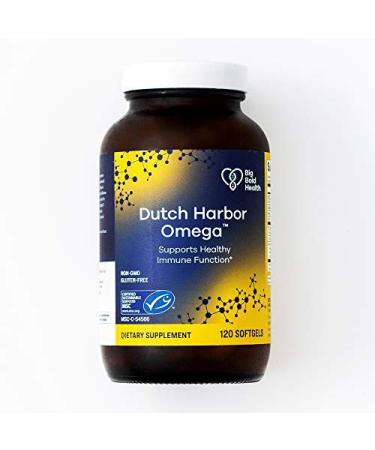 BIG BOLD HEALTH Dutch Harbor Omega | Omega 3 Fish Oil Supplement | 120 Softgels, 60-Day Supply Lemon Flavor | Wild Alaskan Cod Liver Fish Oil | Includes Omega-3 Fatty Acids with DPA, DHA, & EPA - Buy Online on GoSupps.com