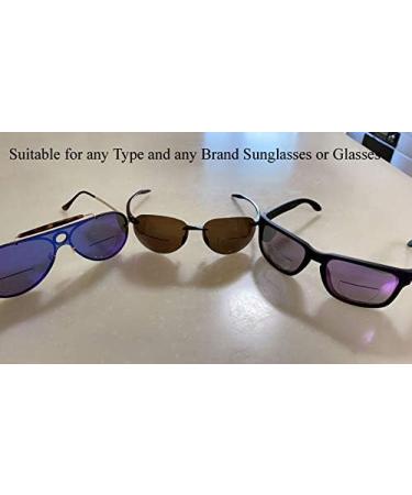 Buy +3.5 Reusable Stick-On Bifocal Lenses - Adhesive Reading Magnifier for Sunglasses & Safety Glasses - International Shipping Available - Buy Online on GoSupps.com