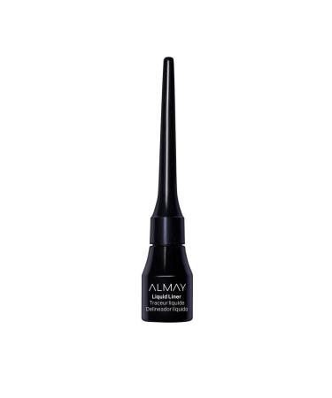 Liquid Eyeliner by Almay, Waterproof, Fade-Proof Eye Makeup, Easy-to-Apply Liner Brush, 221 Black, 0.1 Oz