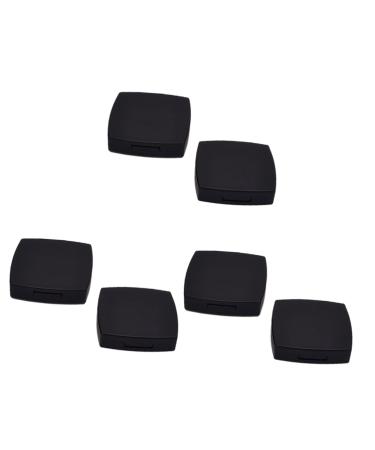 FOMIYES 6 Pcs Toiletry Travel Containers Makeup Lipstick Empty Makeup Packing Box Cosmetic Box Child Filling 6.9*6.9cmx3pcs Blackx3pcs