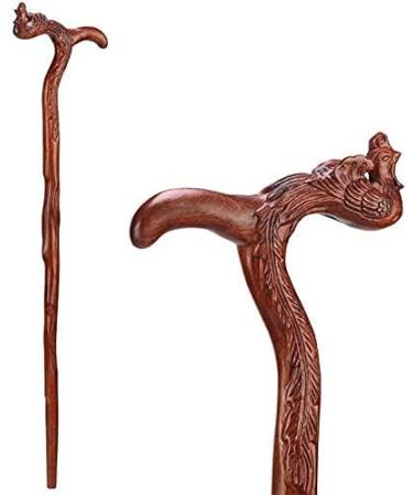 Wooden Pear Wood Wind Head Handle Walking Stick High-End Suitable Gift for The Elderly -11.19 Selfless dedication - Buy Online on GoSupps.com