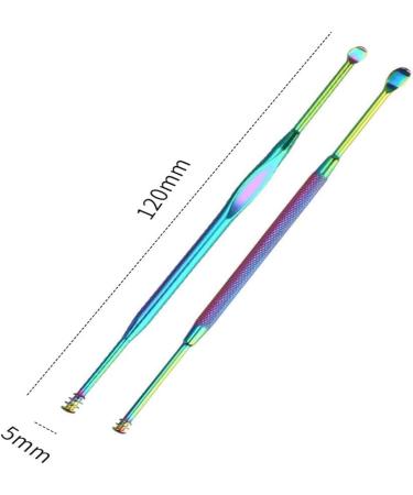 Premium Silver Ear Pick - Earwax Removal Tool & Cleaner | Metal Ear Spoon & Curette for Effective Ear Care - Buy Online on GoSupps.com